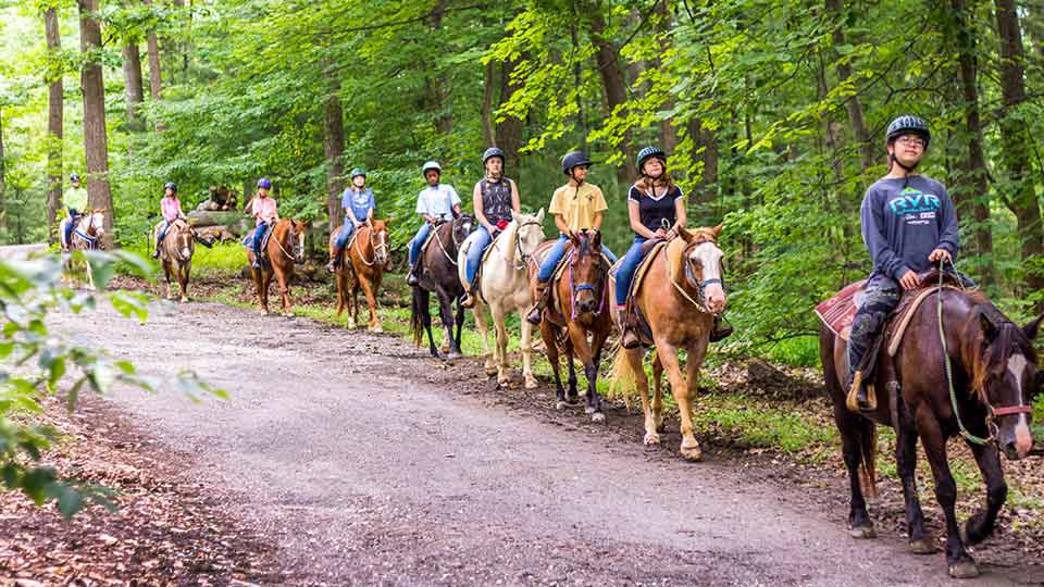 Horseback riding trails chester county